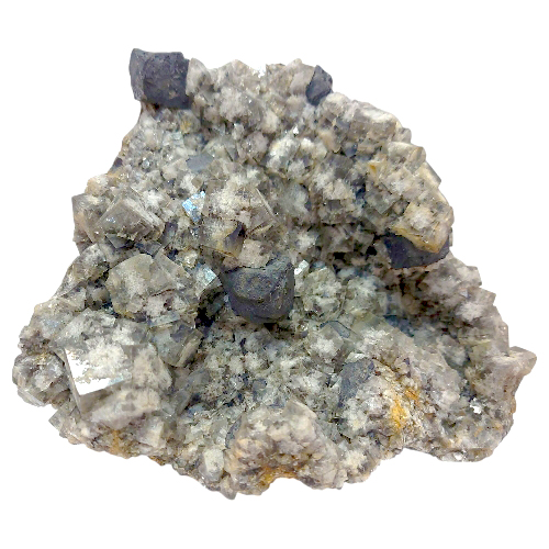 Флуорит, Галенит